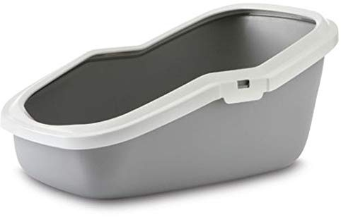 TODOBICHOS.COM ARENERO WC Aseo Alto para Gatos (Gris)
