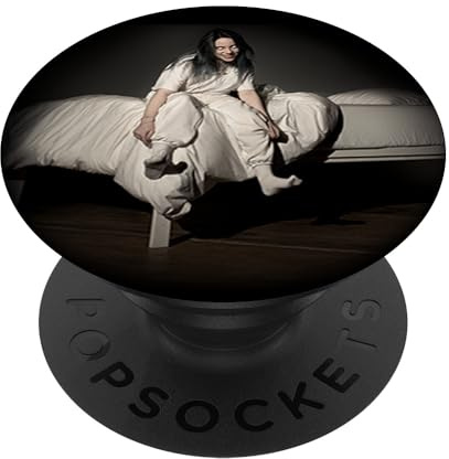 PopSocket : PopGrip Billie Eilish When We All Fall Asleep Where Do We Go? PopSockets Ausziehbarer Sockel und Griff für Handys/Tablets mit Tauschbarem Top