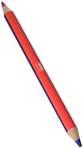 LEGAMI - Jumbo Buntstift 2 Farben, Rot & Blau, 1 x 17,5 cm, drehen Sie den Bleistift auf sich selbst zum Wechseln von Rot zu Blau, zum Schreiben, Zeichnen und Färben, präzise Strichstärke