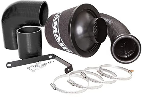Ramair - Kit aspirazione filtro aria per VW Golf R32 mk5 Audi TT A3 3.2 V6, colore: Nero