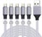 iPhone Ladekabel,Lightning Kabel [5Pack-1/1/2/2/3M] MFi Zertifiziert iPhone Schnellladekabel Nylon iPhone Kabel USB auf Lightning Kabel für iPhone 14 13 12 11 Pro Max Plus 8 7 6 5s XR X SE XE XS iPad