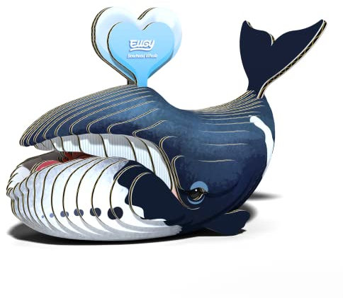 EUGY EH-084 Bowhead Bowwhead Whale 3D-Papierpuzzles, Himmel, 6