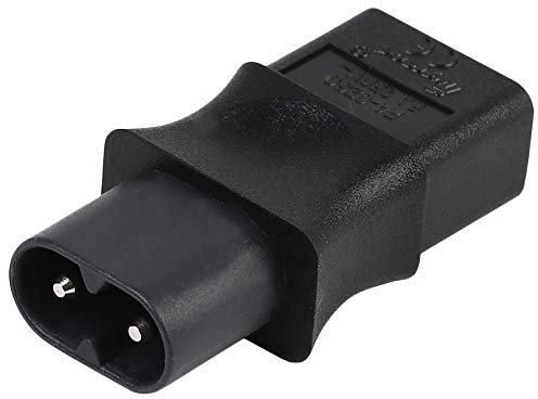 Daweglop 2 Poliger Iec 320 C8 Stecker auf Iec 320 C9 Buchse, Strom 6a / 250 V Eu, Industrieller Strom