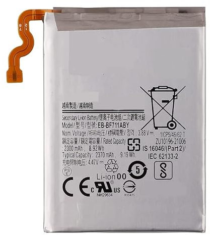 Backupower Ersatz Akku Kompatibel mit Samsung Galaxy Z Flip 3 5G SM-F711U Main Battery EB-BF711ABY