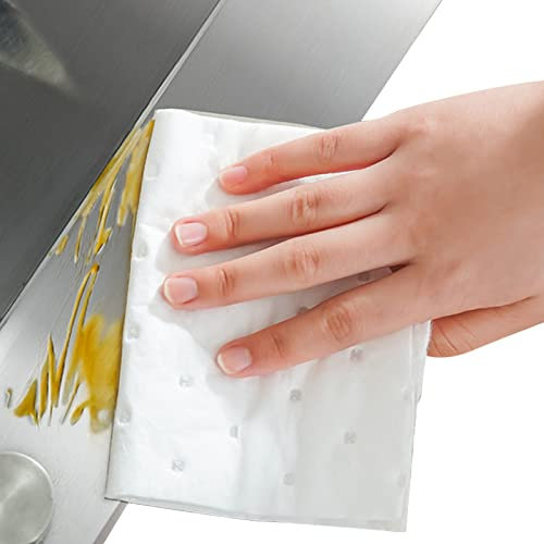 Papel de filtro de grasa | Papel absorbente de aceite grueso para cocina, algodón absorbente de aceite de cocina, adecuado para campana extractora de succión lateral Emisoo