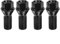 Boulons de Roue,Vis de Roue 4pcs M14X1.25 Écrou de boulon à la liaison en acier noir Utilisation adaptée pour BMW x3 x5 E70 E71 F20 F25 36136781151 Pièces d'accessoires