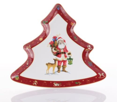 WEISSESTAL VASSOIO ALBERO 28CM GIFT NATALE