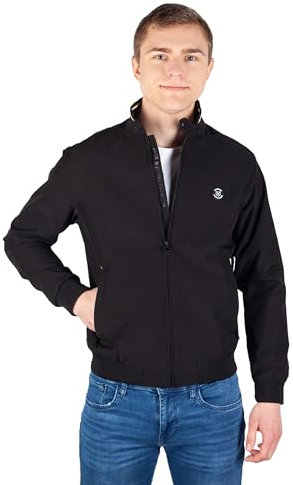 Jack & Jones Blouson coupe-vent pour homme - Blouson coupe droite - Noir, Noir , L