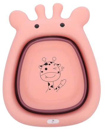 SAFIGLE 1 Stück Tragbares Kinderwaschbecken Aus Kunststoff Faltbares Fußbadbecken Cartoon-design Für Kinder Material Multifunktional Für Küche Und Bad