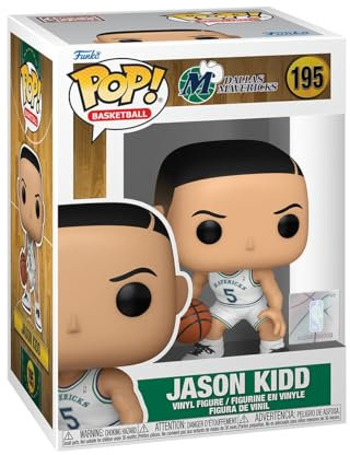 Funko Pop! NBA: Mavs - RS Jason Kidd - NBA Legends - Vinyl-Sammelfigur - Geschenkidee - Offizielle Handelswaren - Spielzeug Für Kinder und Erwachsene - Sports Fans - Modellfigur Für Sammler