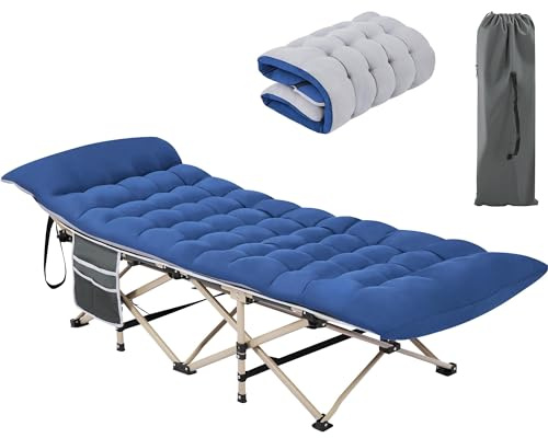 Yaheetech Cama Plegable Camping 2 en 1 Cama de Acampada con Colchón