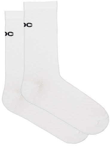 POC Unisex Cadence Road Long Fahrradsocken, Hydrogen White, M EU