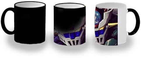 MERCHANDMANIA TAZA MÁGICA MAZINGER Z serie dibujos anime retro antigua robots magic mug