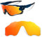 Lentes de Racambios Compatibles para Oakley Jawbreaker, Fire Iridium