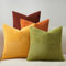 Topfinel Kissenbezug 45x45 4er Set Herbst Kissenbezüge Gelb Orange Kissen Aesthetic Windmühlenform Cord Kissenhülle Sofakissen Dekokissen Zierkissen Zierkissenbezüge Bezug für Wohnzimmer