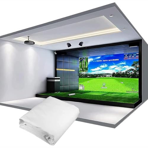 LXWKAI Golf Simulator Impact Screen for Golf Training, Golf Swing Trainers for Indoor Home Beginners, Indoor Training Impact Projection Screen