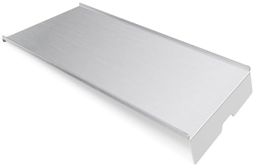 Wanchao BCA006 Stainless Steel Large Drip Pan Replacement for Traeger 34 Series,Eastwood 34, 32.5 15.75 Drip Tray Heat Baffle for Newer Tex,Tex Elite Pellet Smoker Grills