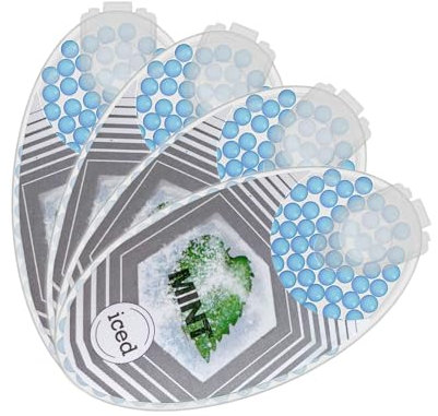 Premium Menthol Kapseln, 3,3mm große Kugeln, 400 Kapseln Menthol kugeln, Aroma Kapsel, Aromakugeln, DIY Click Kugeln (ice mint)