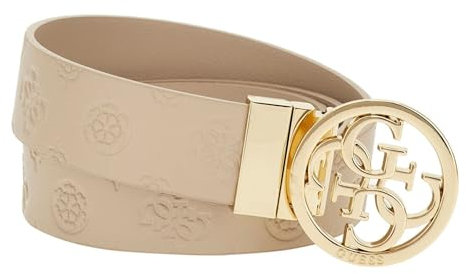 GUESS Phoebe Reverseble Belt H35 W95 Simply Taupe Logo