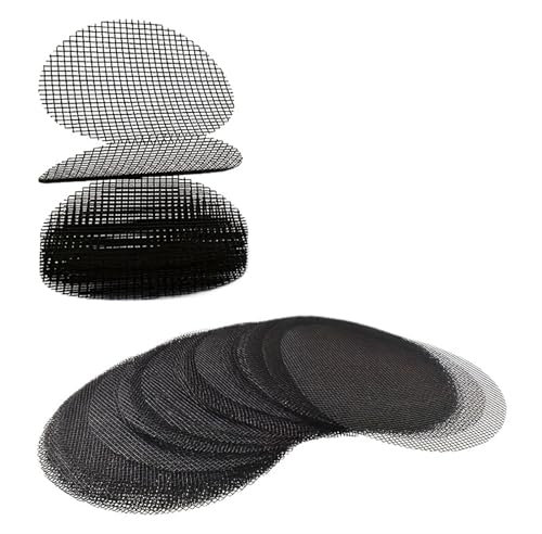 SHENJMAI Estera de Malla en el Fondo de la Jardinera Bandeja for macetas de plástico de 4,5 x 10 cm con Forma Redonda for Flores, con Orificio Inferior for bonsái, Rejilla de Drenaje(10cm)