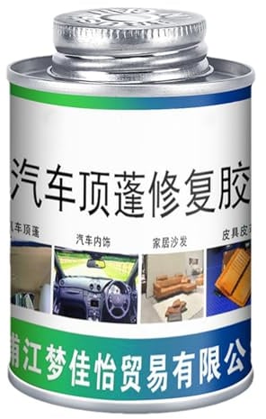 Auto-Stoffkleber – 100 ml Deckenkleber mit Bürste für die Reparatur von Innenräumen, Polsterkleber für Dachausrichtung, PU, Sofastoff von Tech