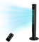 Vidacharmy 26dB Ventilateur Colonne Silencieux, 110 cm de haut, 7.8m/s DC Moteur, Écoénergétique, Oscillant à 85° ventilateurs tour pour chambre, Minuterie 12h, 4 Modes, Télécommande et Écran LED