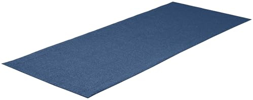 Erwin Müller Tischwäsche, Tischläufer Uni, Krefeld Marine Größe 40x100 cm - fleckabweisend, schmutzunempfindlich und leicht zu reinigen, Leinen-Optik (weitere Farben, Größen)