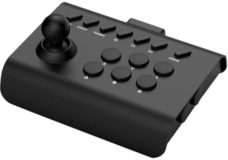 Générique Universel Arcade jeu Stick Joystick contrôleur Pour Switch Pour PS4 Pour PS3 Ultimate Pandora Box PC Pour Android Pour IOS téléphone Mobile (noir)