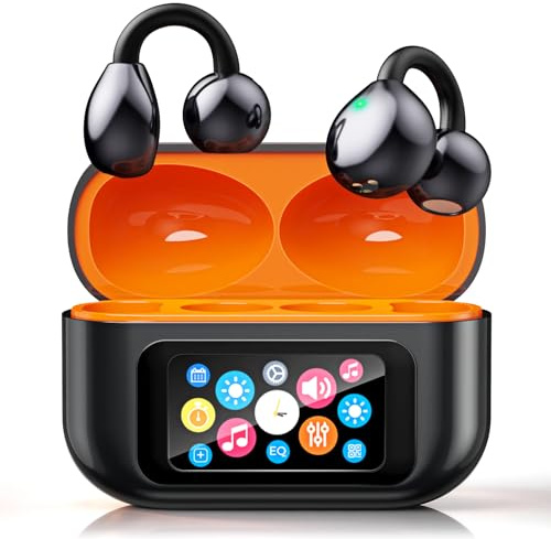 AI Cuffie Traduzione Simultanea Istantanea:3-In-1 Schermo LCD Touch Auricolari Traduttore Simultaneo-30H Autonomia Traduttore Simultaneo Vocale 159 Lingue 7 Modi Di Traduzione Per Viaggi Affari Studio