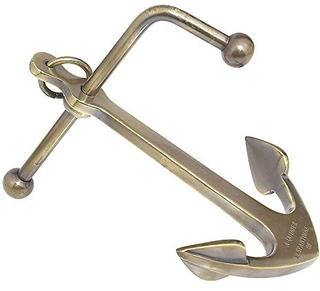 Geschenk für Männer, Authentic Models Cape Horn Anchor, Nautik Anker für Schiffsliebhaber, Sammlerstück