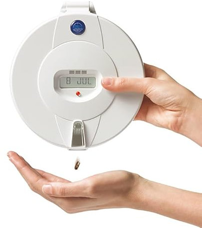 Pivotell® Advance Automatic Pill Dispenser with 24 Alarms - Enhanced Security & Advanced Technology Trusted by The NHS to Help Dementia, Alzheimer's & Elderly Patients to take Their Medication