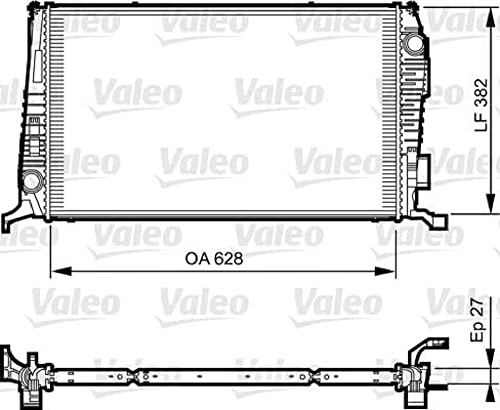Valeo Kühler Motorkühlung 735279 | Kompatibel mit: DACIA DUSTER, DUSTER, DUSTER Kasten/SUV