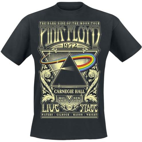 Pink Floyd The Dark Side of The Moon - Live On Stage 1972 Männer T-Shirt schwarz