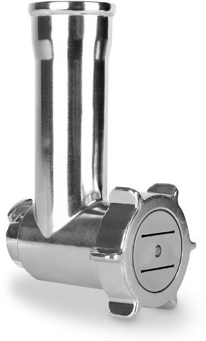 KLARSTEIN Lucia Food Processor Sausage Attachment Stainless Steel (Used for Sausages and Pasta, Easy to Operate and Clean, Easy to Assemble) Silver