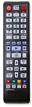 econtrolly AK59-00172A Replaced Remote Control Fit for Samsung DVD Blu-Ray Player BD-F5700 BD-F5700/ZA