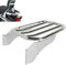 XMT-Motor Porte-Bagages arrière Moto Chrome pour Harley Softail Fat Boy '07-'17 Softail Custom '07-'10 Night Train '06-'09