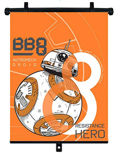 SEVEN POLSKA 9320 Disney Retractable Auto Shade BB8 Star Wars, Multicolor, 250 g