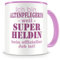 Samunshi® Ich bin Altenpflegerin Tasse Beruf Geschenk Kaffeetasse Teetasse Kaffeepott Kaffeebecher Becher rosa