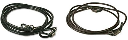 SPORTS WORLD VISION Brille Leder Brille Band Brillenband Schnur Halterung Sonnenbrille, Lesebrille 4 Stück für Männer und Frauen