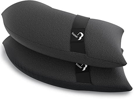 Baser - Sacos de Arena curvados rellenables para Exterior, 2 Sacos de Peso rellenables de 20 KG para parasoles, parasoles excéntricos y Accesorios de jardín