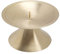 NKlaus Scheibenleuchter Ø9cm Messing Gold Kerzenleuchter matt Altarleuchter mit Dorn 10716