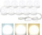 Natseekgo Lumière de Miroir, 10 Ampoules Hollywood Kit de Lumière LED Dimmable Lampe pour Miroir Cosmétique Salle de Bain 3 Couleurs 10 Niveaux de Luminosité (Miroir Non Inclus)