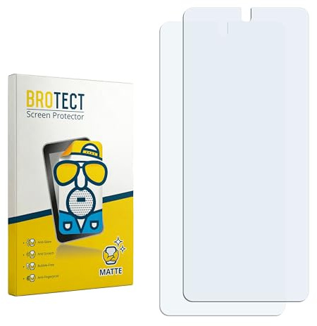 BROTECT Entspiegelungs-Schutzfolie für Motorola Moto G200 5G (2 Stück) Matte Displayschutz-Folie, Anti-Reflex, Anti-Fingerprint