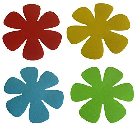 BBASILIYSD 4pcs/set Pot & Pan Protectors, Divider Pads, Thick Silicone, Prevent Scratches, Separate Cookware, Multicolor, Square, Reusable, Eco-friendly, Non-stick Coating Protection, Hand Wash Only