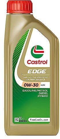 CASTROL Motoröl EDGE 0W-30 Vollsynthetiköl Motorenöl 1 L