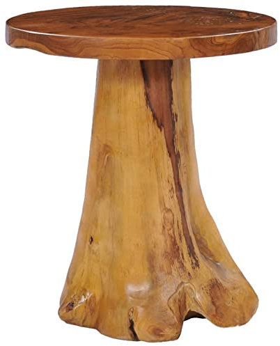 Camerina Couchtisch 40×40 cm Couchtische Coffee Table Tische FüR Wohnzimmer Wohnzimmertische Massivholz Teak
