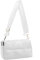 NAARIIAN Crossbody-Tasche für Damen, gesteppt, Puffer-Geldbörse, modisch, leicht, Reisehandtaschen, niedlich, kleine Umhängetasche, Weiss/opulenter Garten, Small
