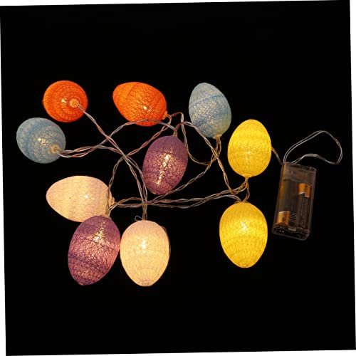 Alipis Easter Party Lights Easter Egg Led String Lights Mains Powered Decorative