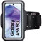 CoverKingz Sportarmband für Samsung Galaxy A55 5G - Armtasche mit Schlüsselfach Oberarm Halterung - Sport Laufarmband Handy Armband Schwarz