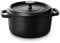 Warmiehomy Cast Iron Dutch Oven,7L Heavy Duty Pre-Seasoned Cookware Dutch Oven Pot with Lid,Non-Stick Cast Iron Pot with Two Handles for Indoor Outdoor,28cm